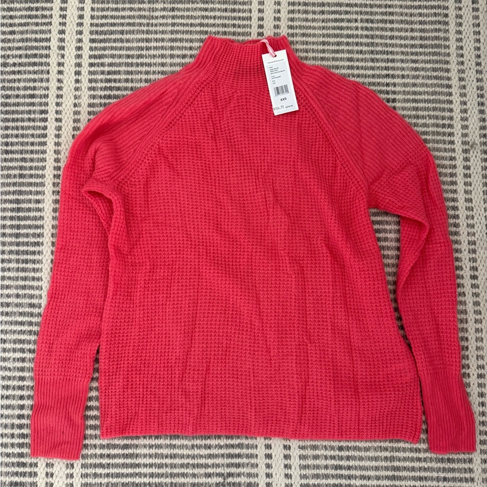Cashmere mock neck Knit Sweater